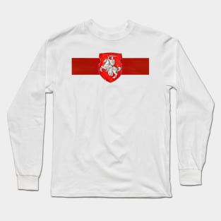 Belarus old flag and coat of arms Long Sleeve T-Shirt